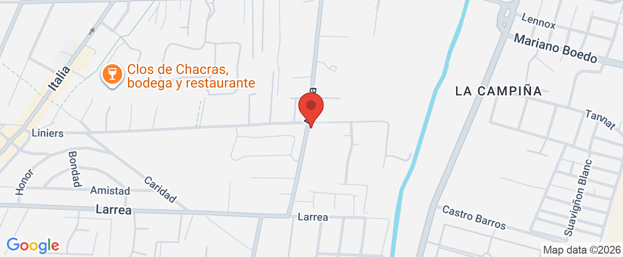 Mapa de la ubicación