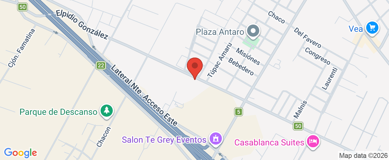 Mapa de la ubicación