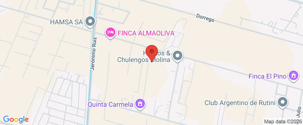 Mapa de la ubicación