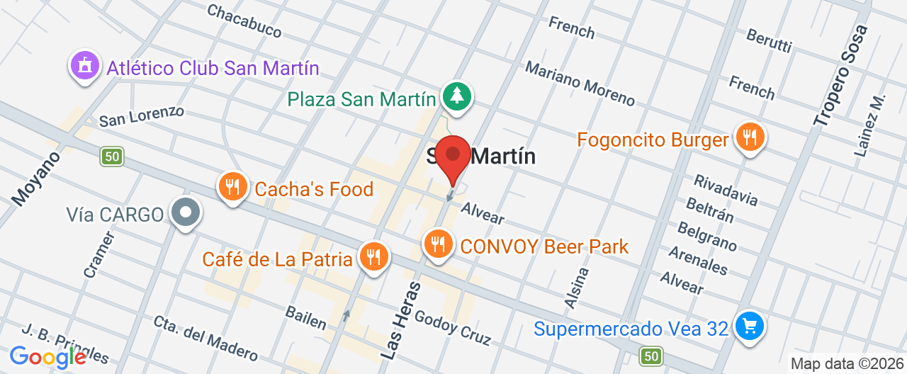 Mapa de la ubicación