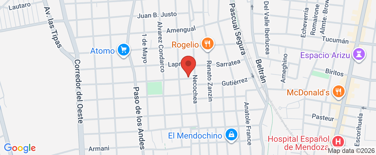 Mapa de la ubicación