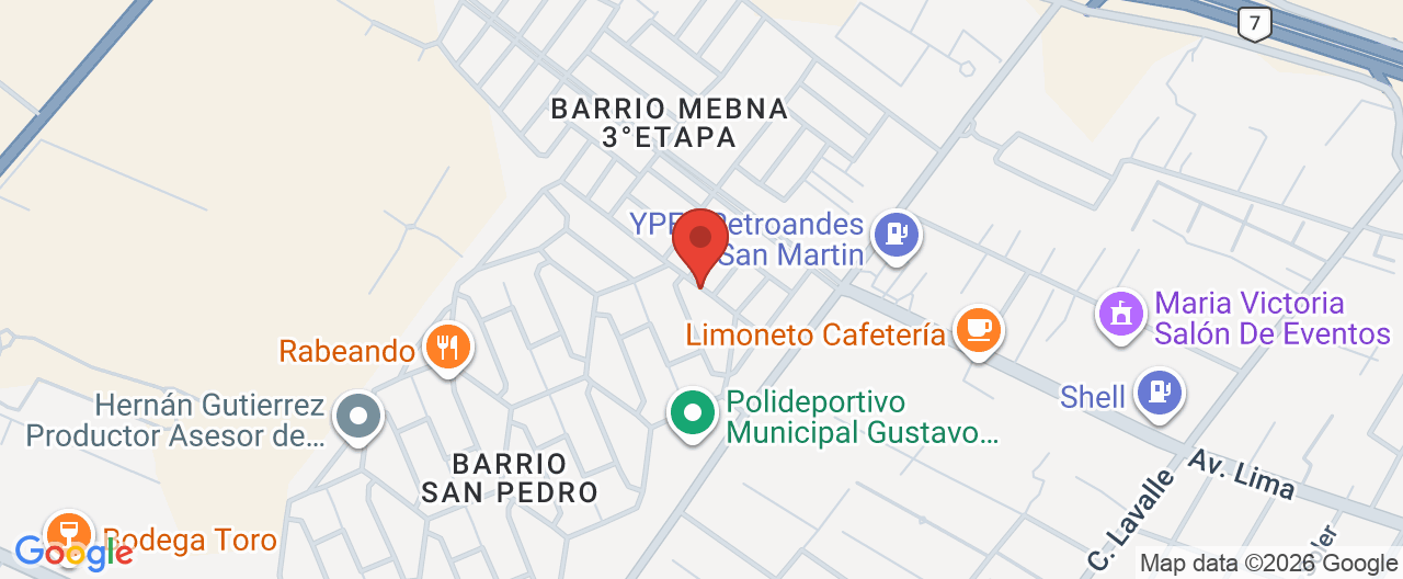 Mapa de la ubicación