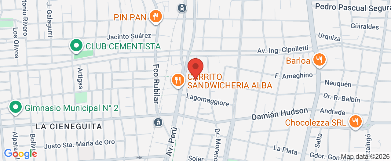 Mapa de la ubicación