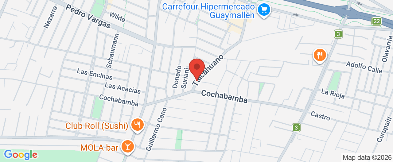 Mapa de la ubicación
