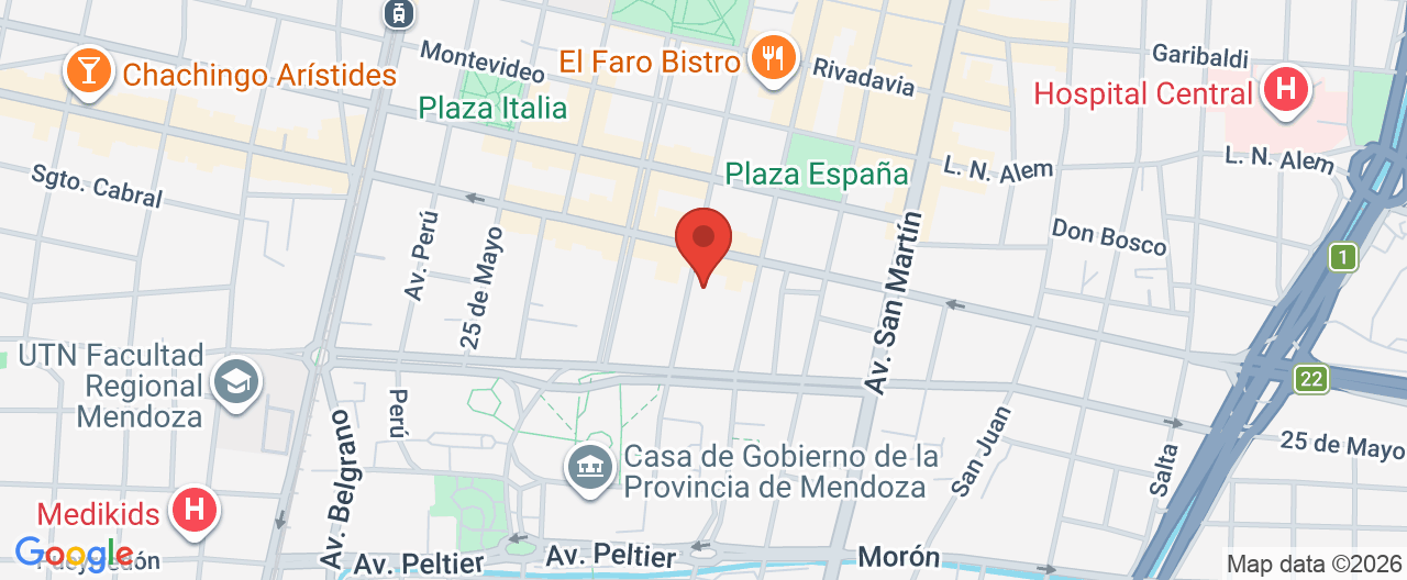 Mapa de la ubicación