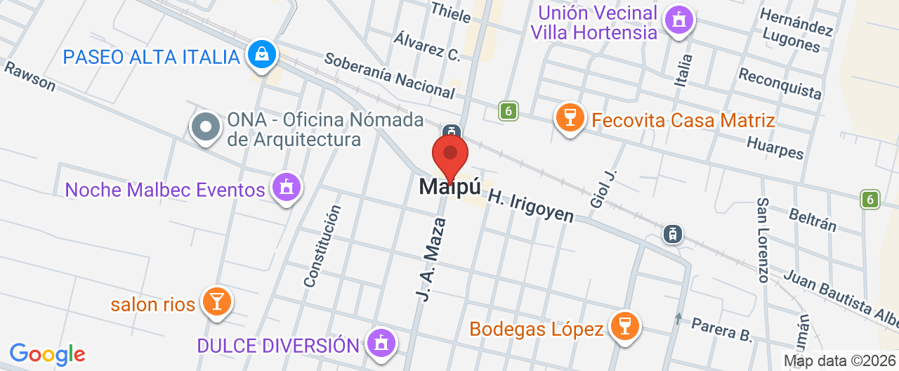 Mapa de la ubicación