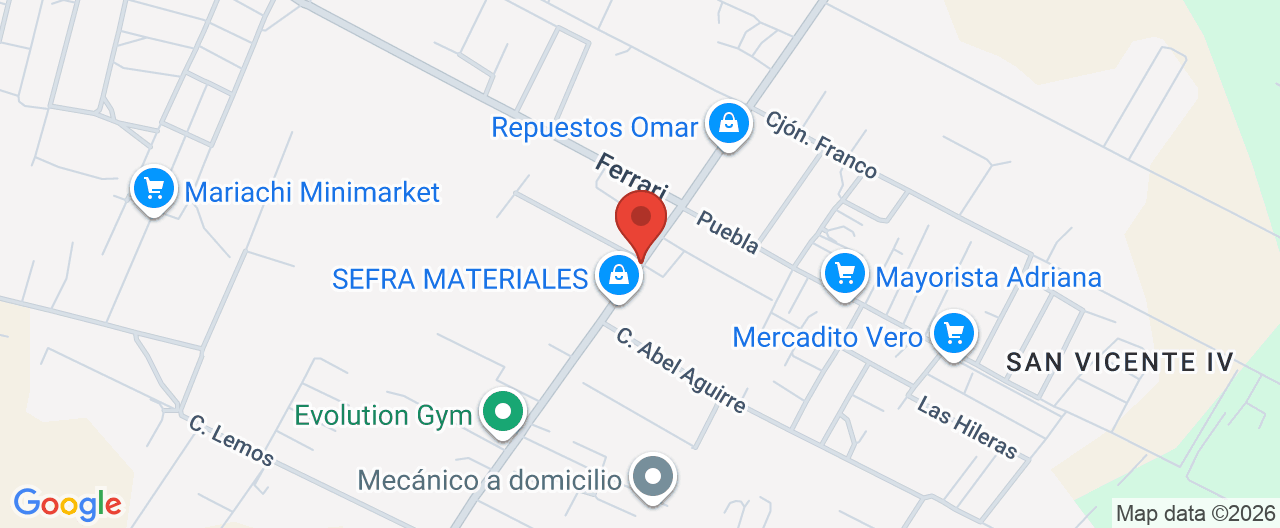 Mapa de la ubicación
