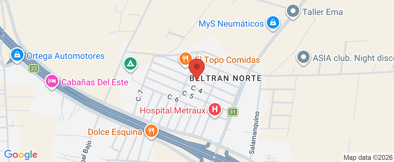 Mapa de la ubicación