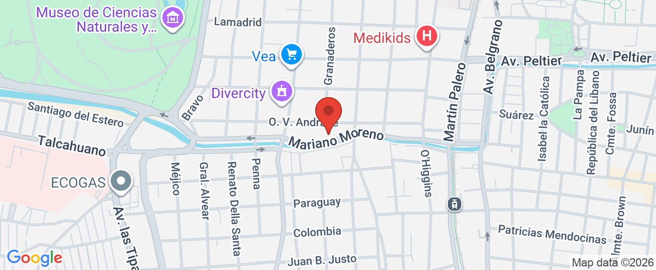 Mapa de la ubicación
