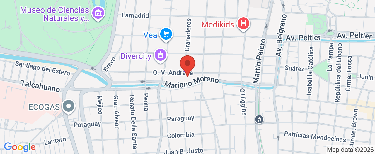 Mapa de la ubicación