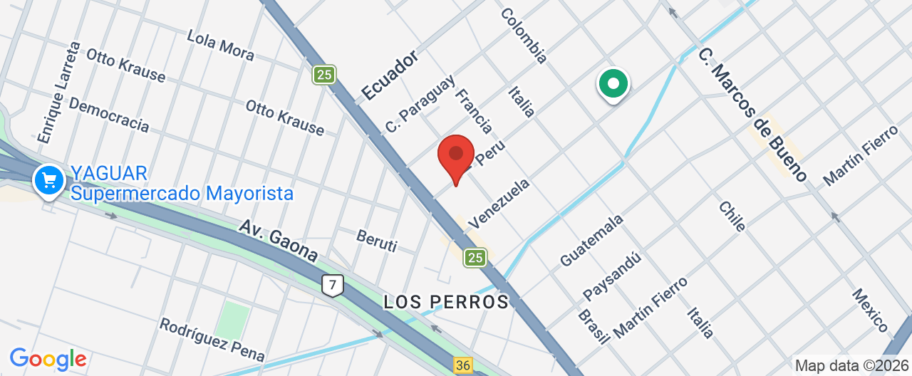 Mapa de la ubicación