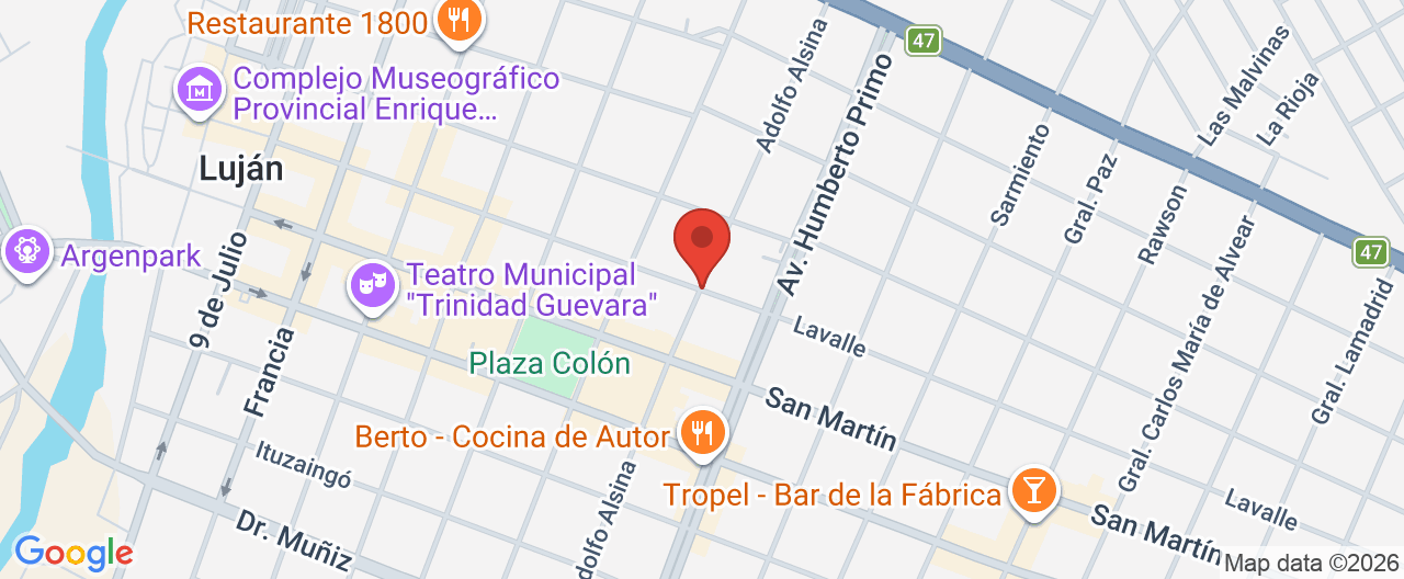 Mapa de la ubicación