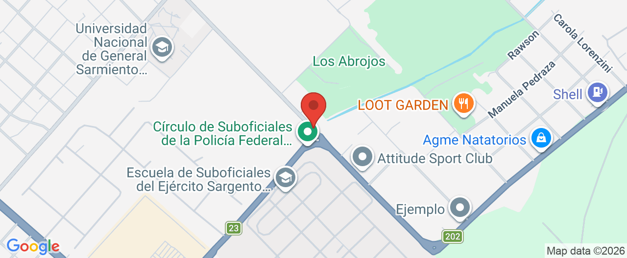 Mapa de la ubicación