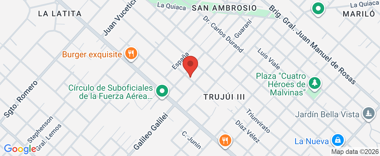 Mapa de la ubicación