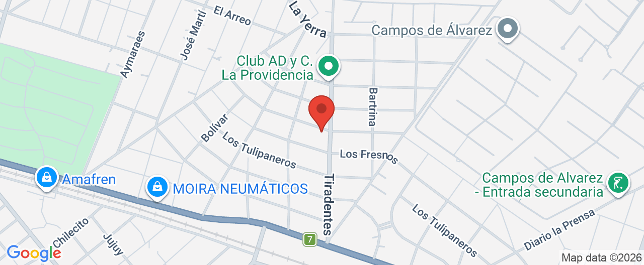 Mapa de la ubicación