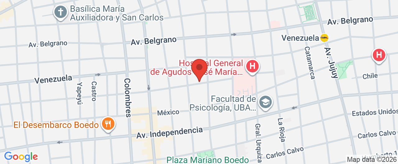 Mapa de la ubicación