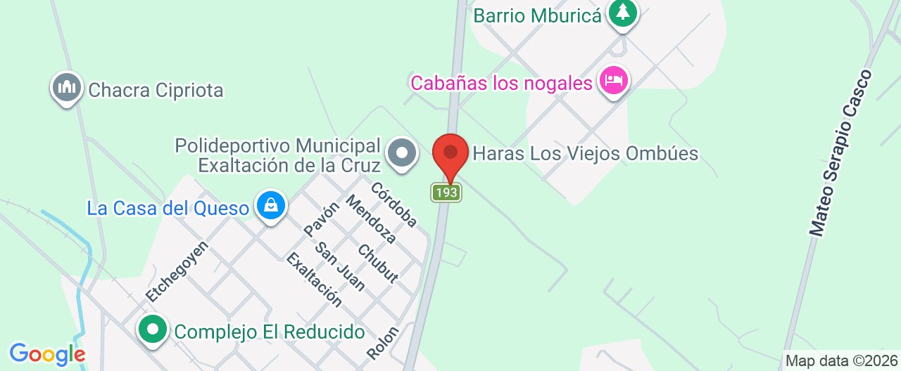 Mapa de la ubicación