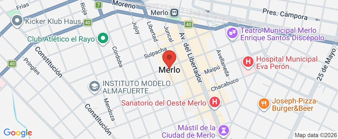 Mapa de la ubicación