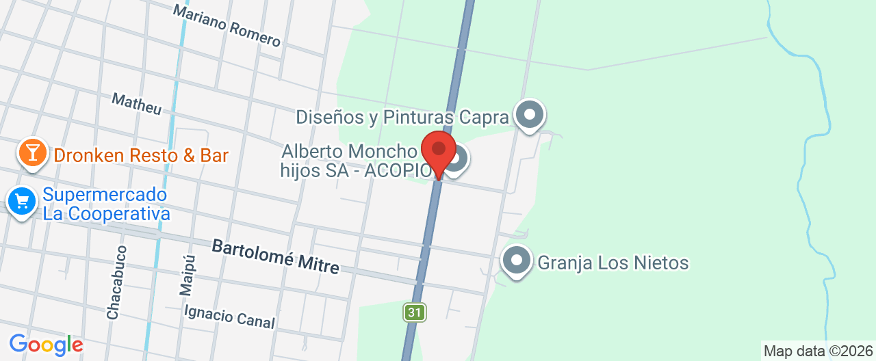 Mapa de la ubicación