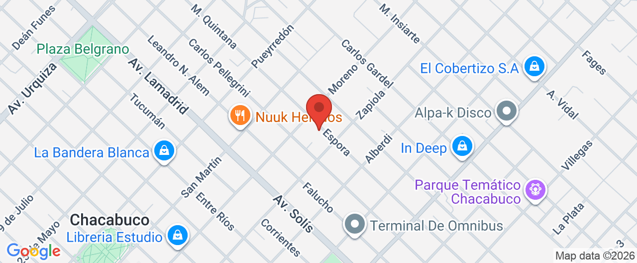 Mapa de la ubicación