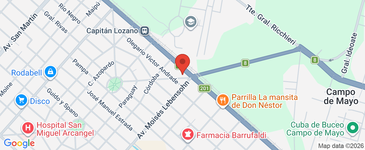 Mapa de la ubicación