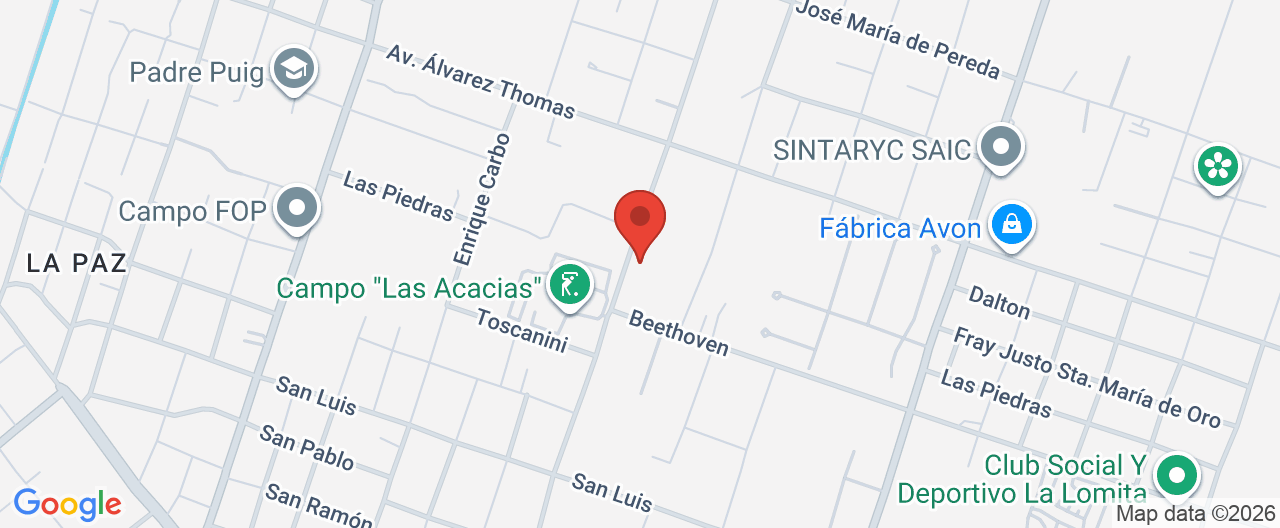 Mapa de la ubicación