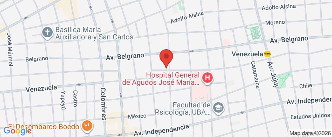 Mapa de la ubicación