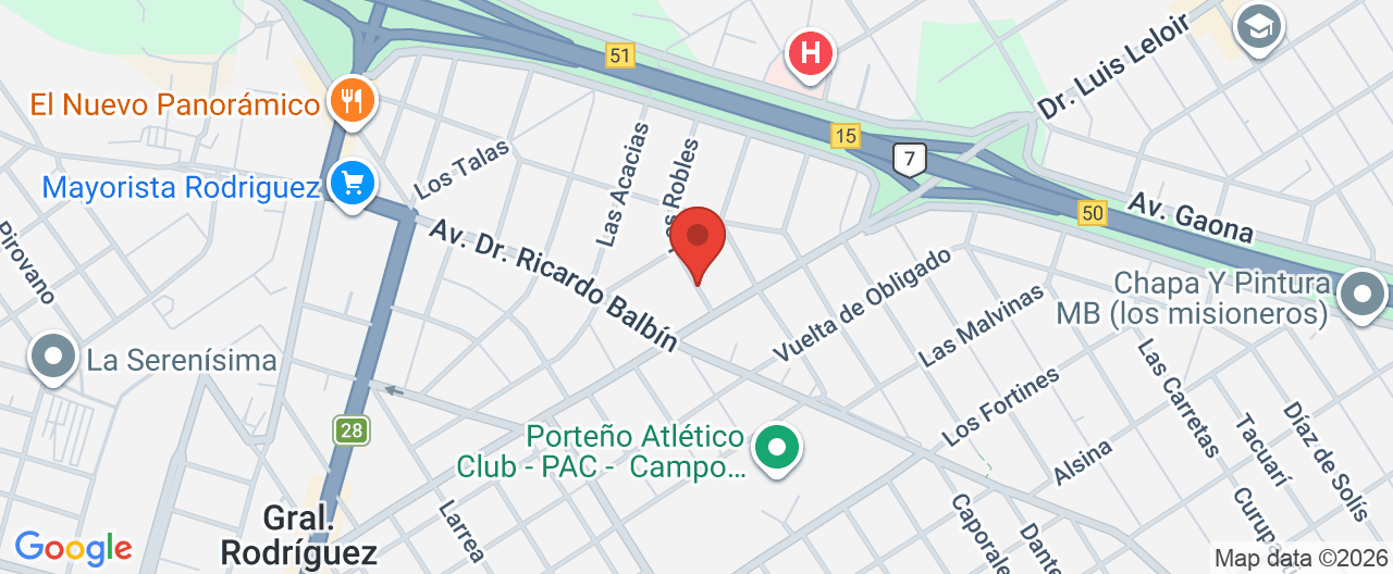Mapa de la ubicación