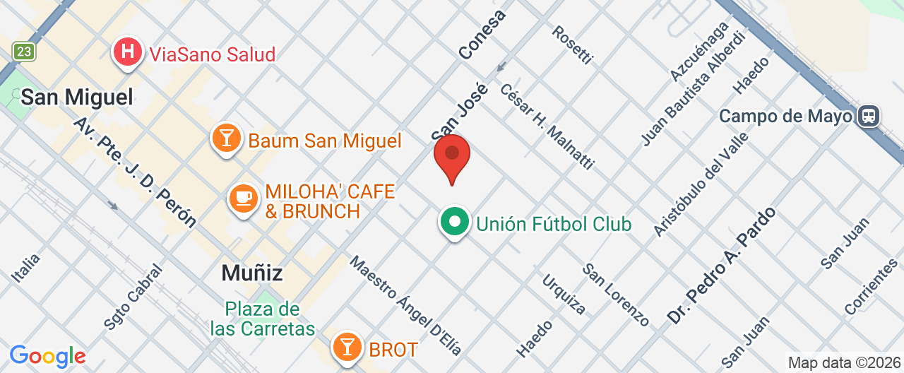 Mapa de la ubicación