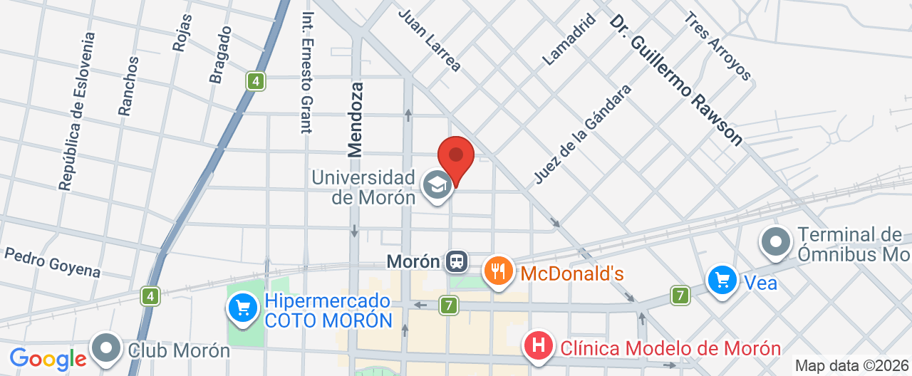Mapa de la ubicación