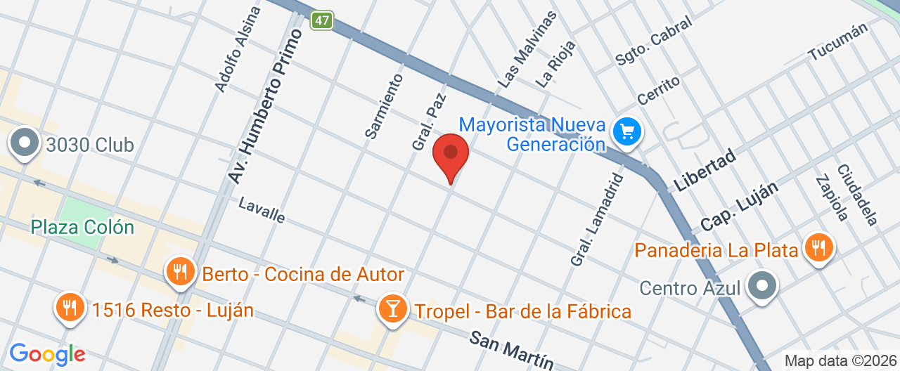 Mapa de la ubicación
