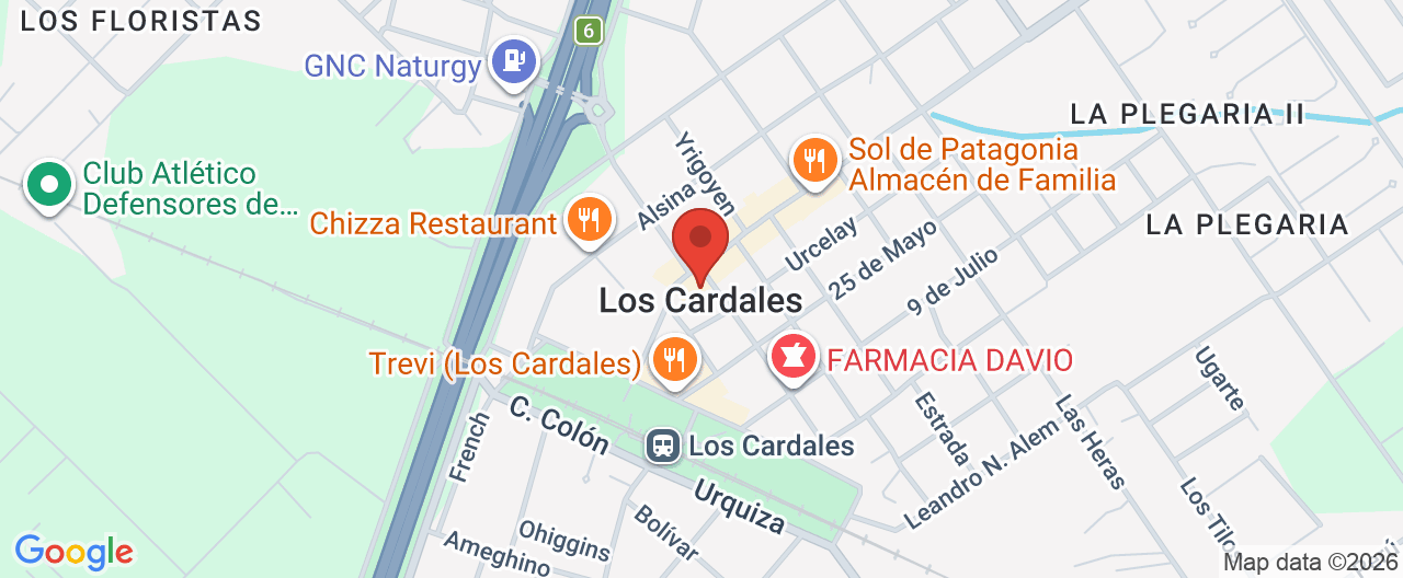 Mapa de la ubicación