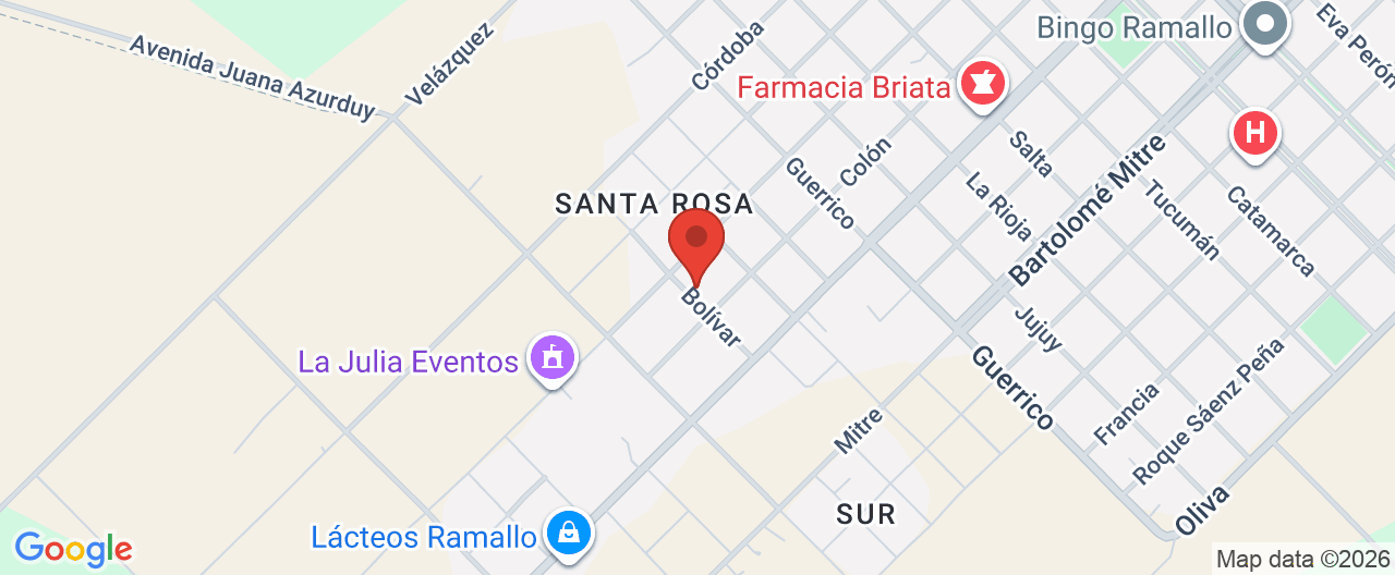 Mapa de la ubicación