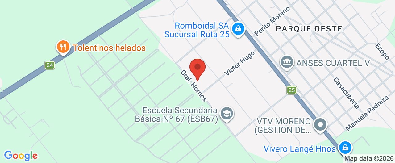 Mapa de la ubicación