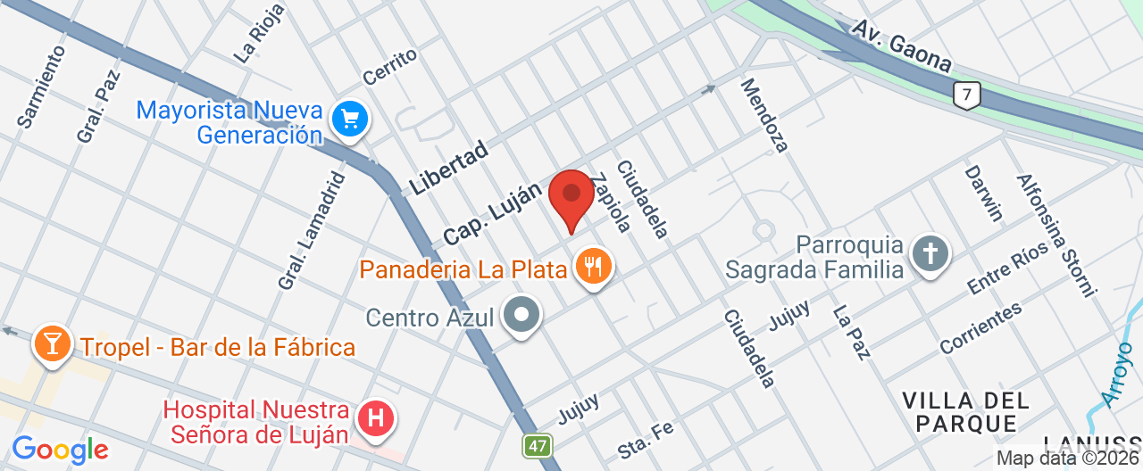 Mapa de la ubicación