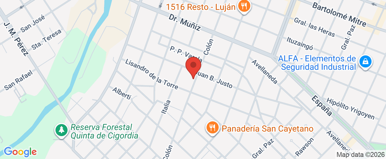 Mapa de la ubicación