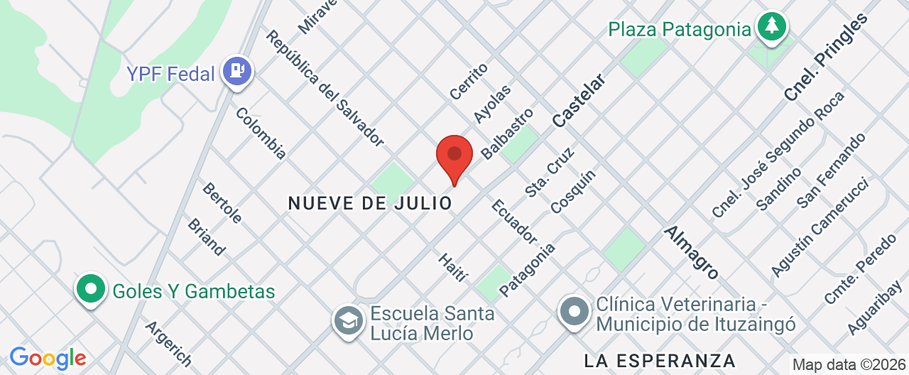 Mapa de la ubicación