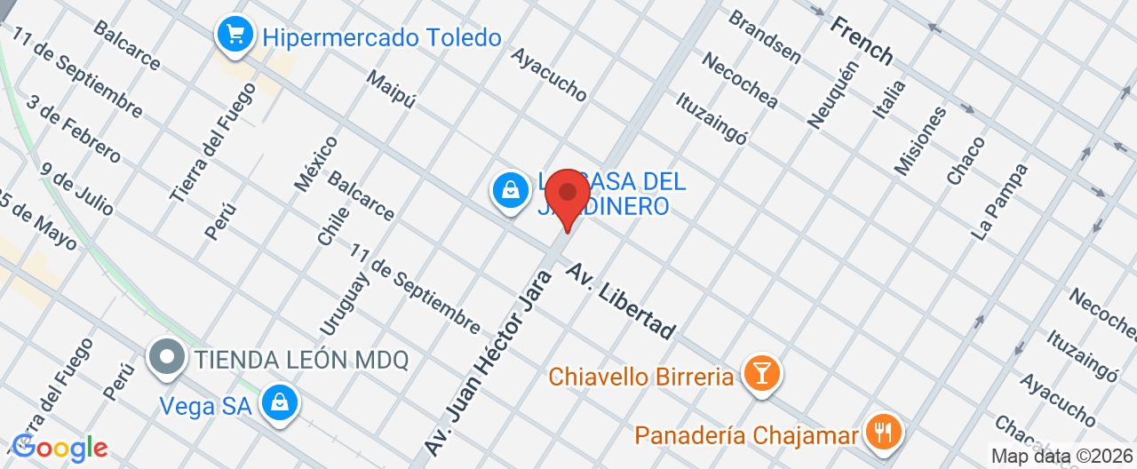 Mapa de la ubicación