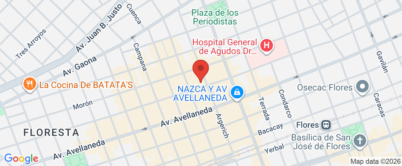 Mapa de la ubicación