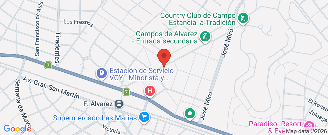 Mapa de la ubicación