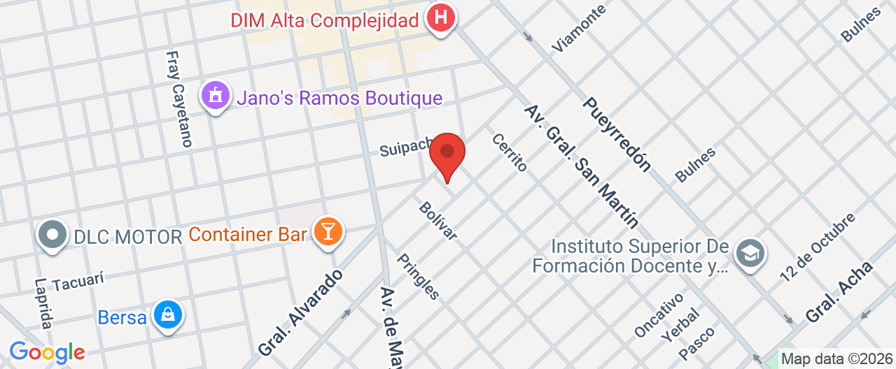 Mapa de la ubicación