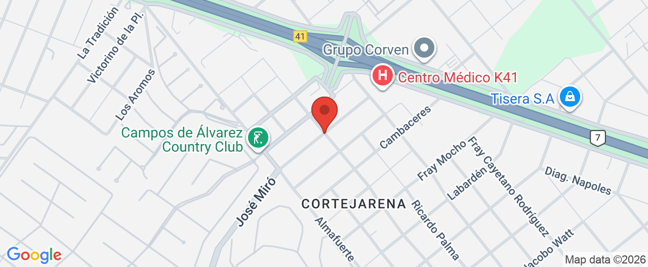 Mapa de la ubicación