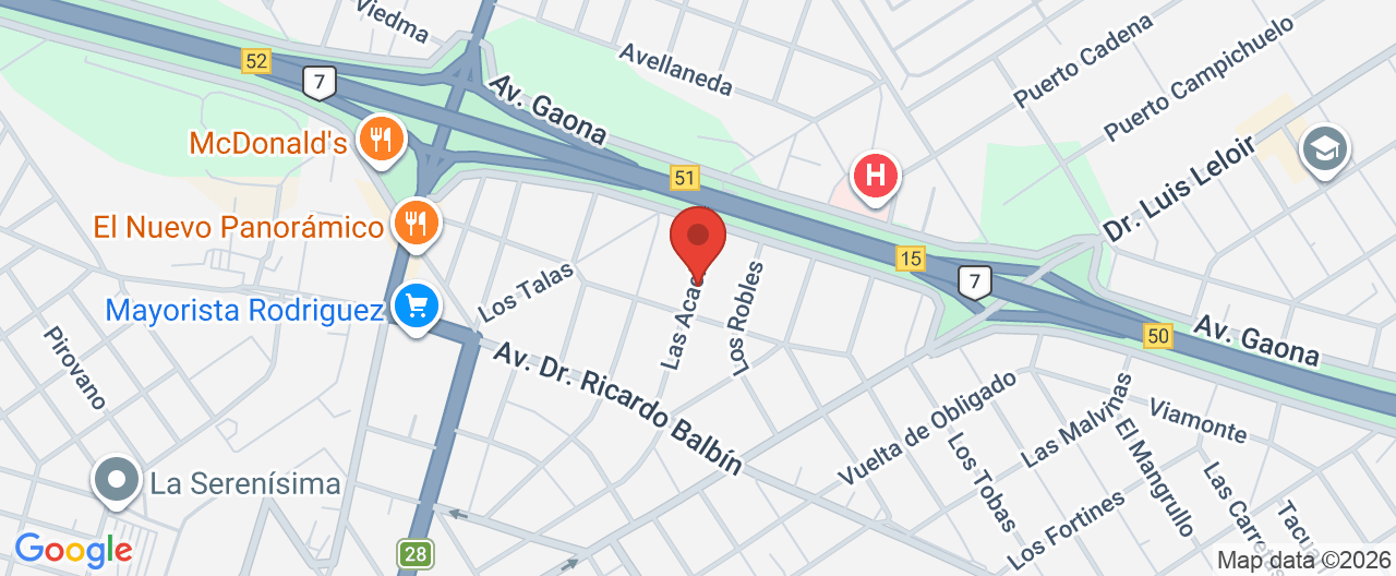Mapa de la ubicación