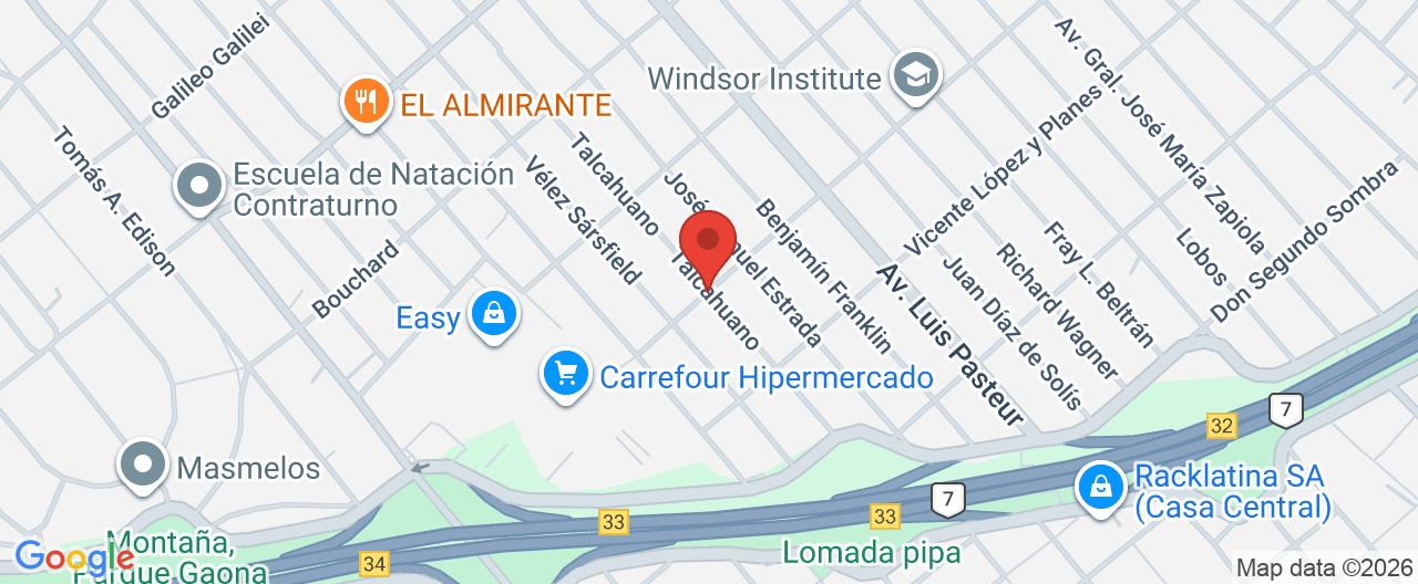 Mapa de la ubicación