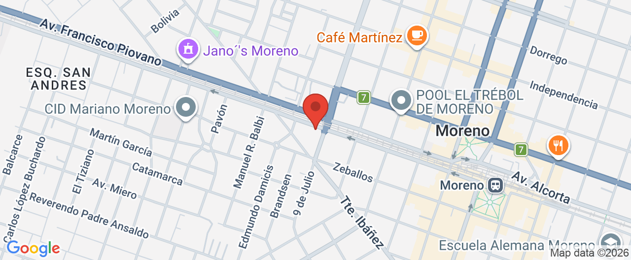 Mapa de la ubicación