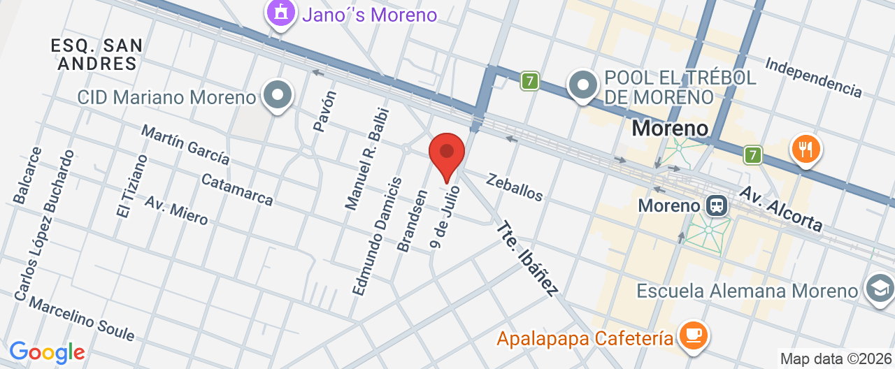 Mapa de la ubicación