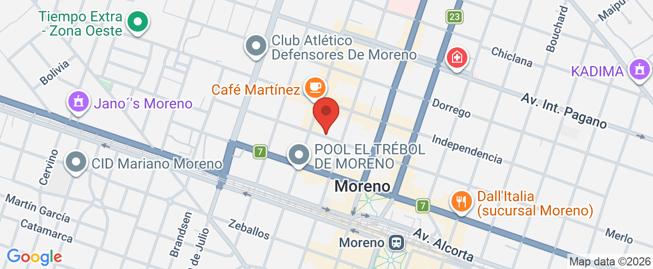 Mapa de la ubicación