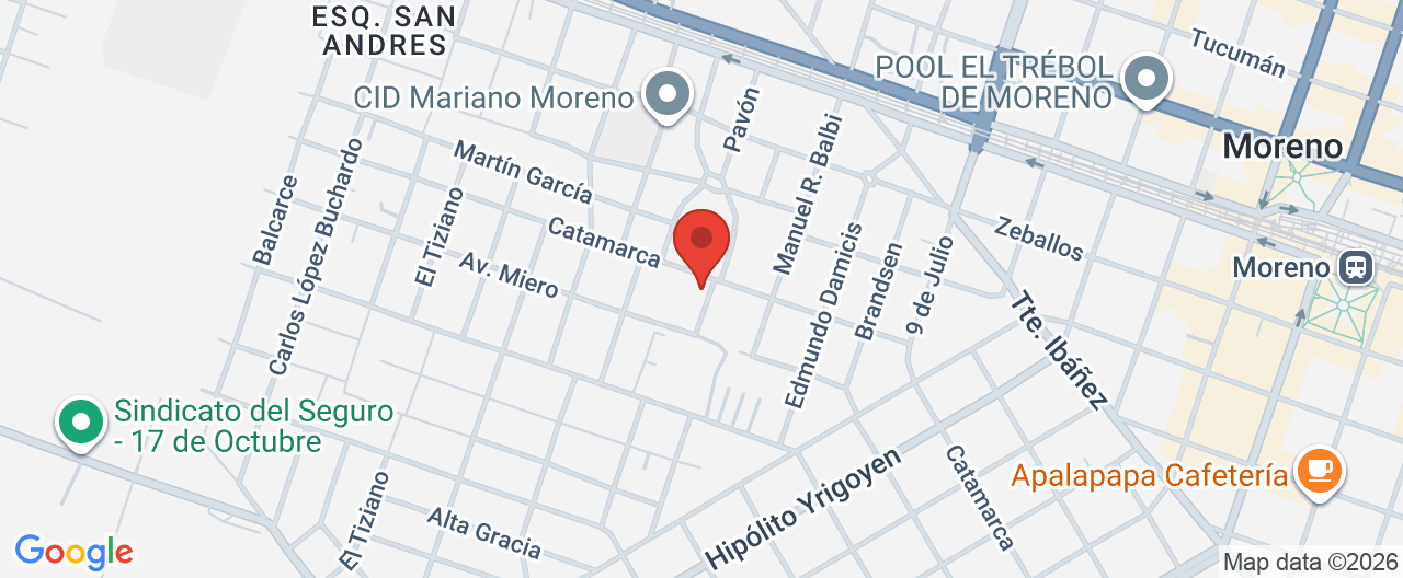 Mapa de la ubicación