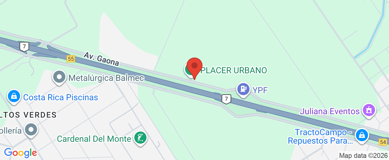 Mapa de la ubicación