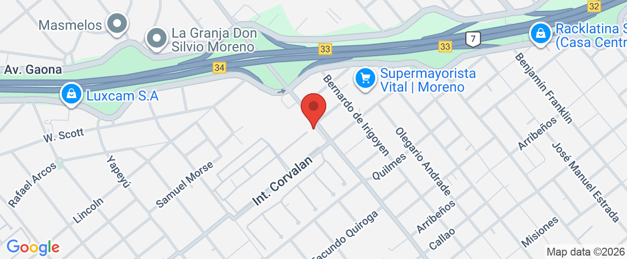 Mapa de la ubicación